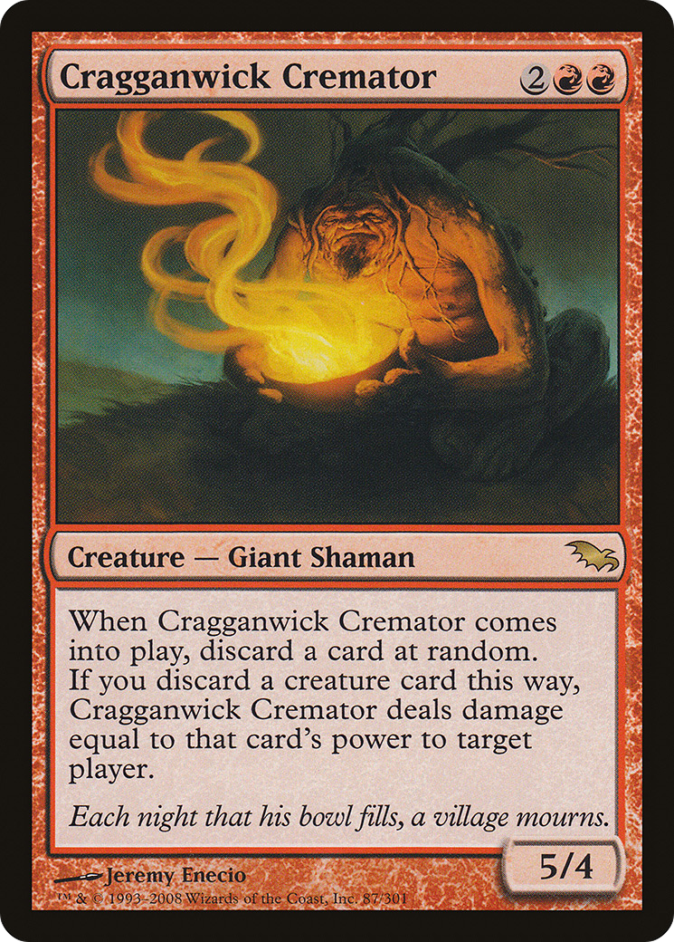 Cragganwick Cremator Card Image