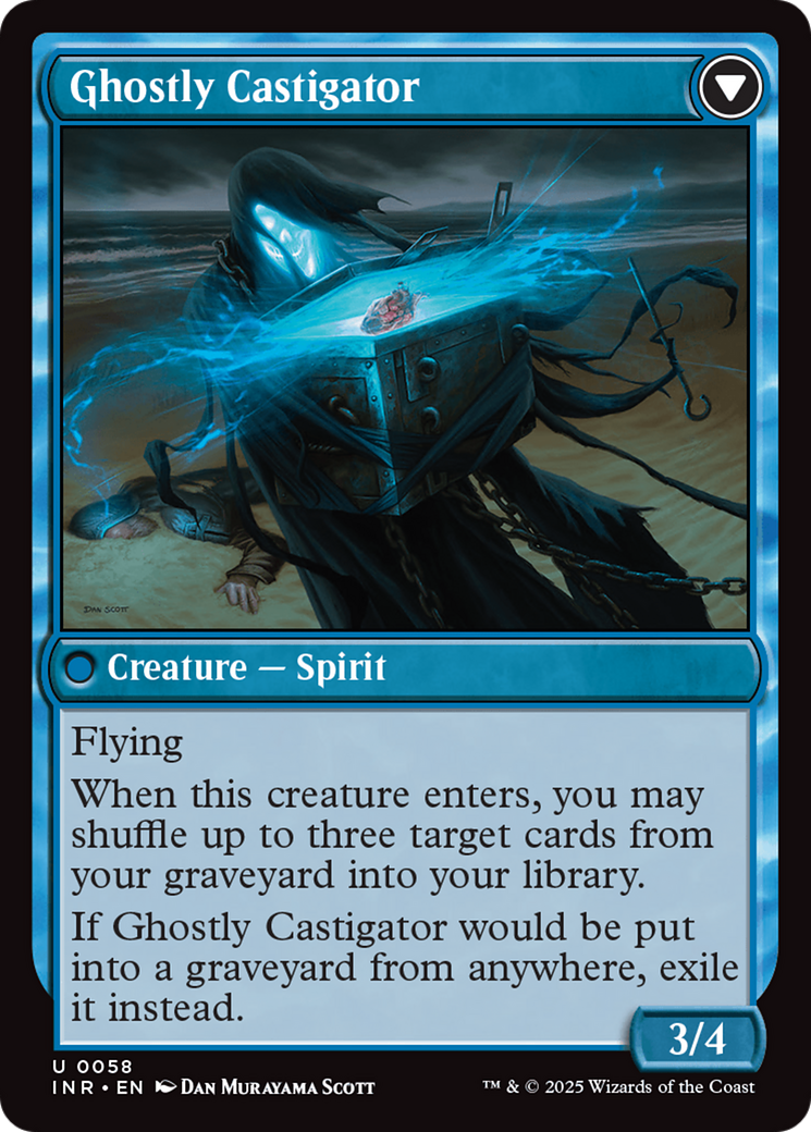 Covetous Castaway // Ghostly Castigator Card Image