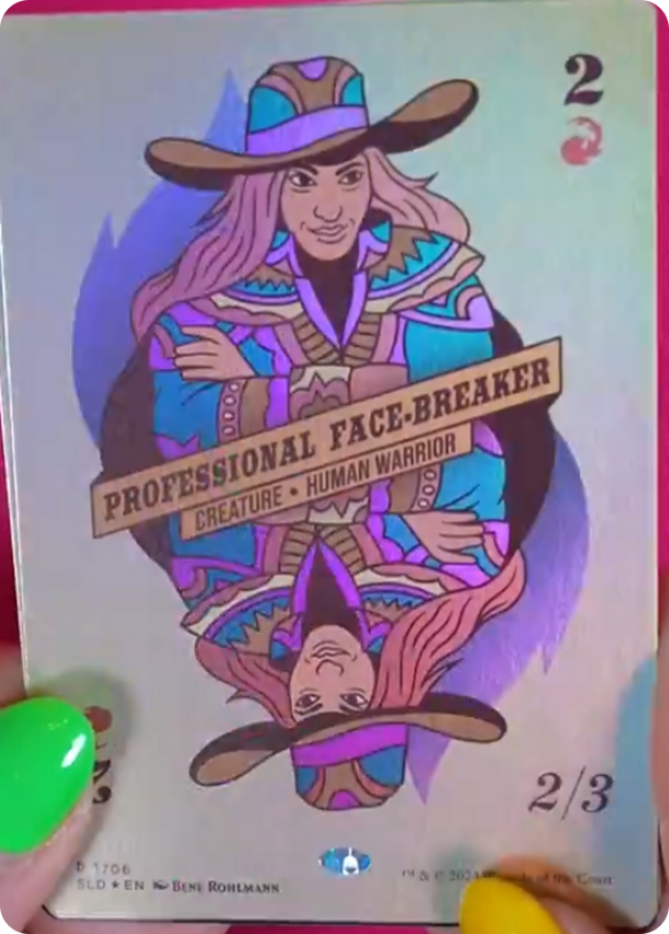 Professional Face-Breaker Card Image