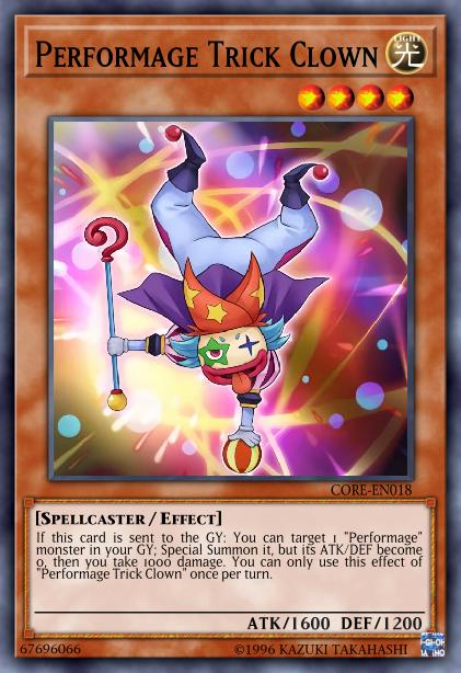 Performage Trick Clown Card Image