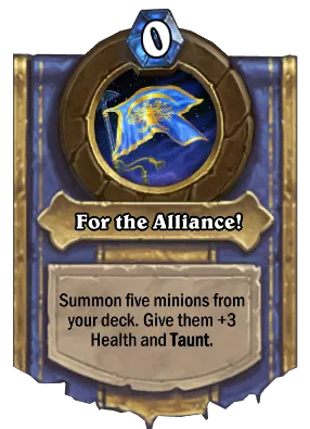 For the Alliance! Card Image