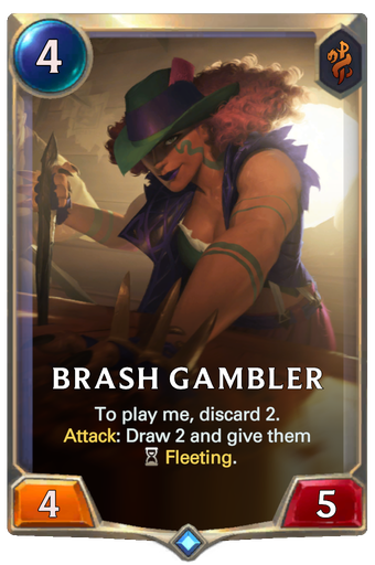 Brash Gambler Card Image