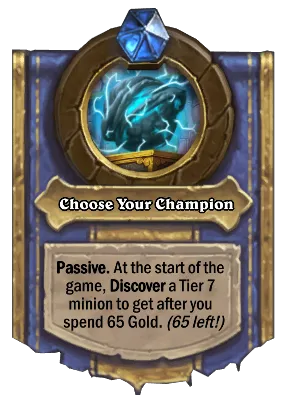 Choose Your Champion Card Image