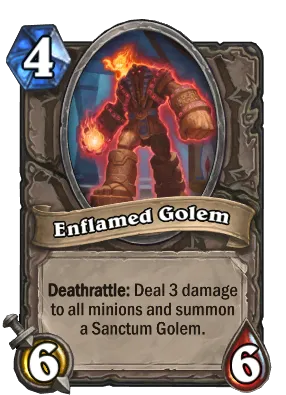 Enflamed Golem Card Image