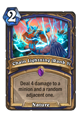 Chain Lightning (Rank 3) Card Image
