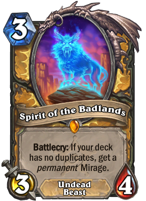 Spirit of the Badlands Card Image