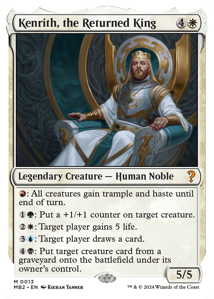 Kenrith, the Returned King Card Image