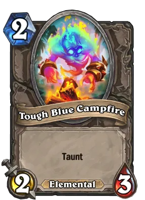 Tough Blue Campfire Card Image