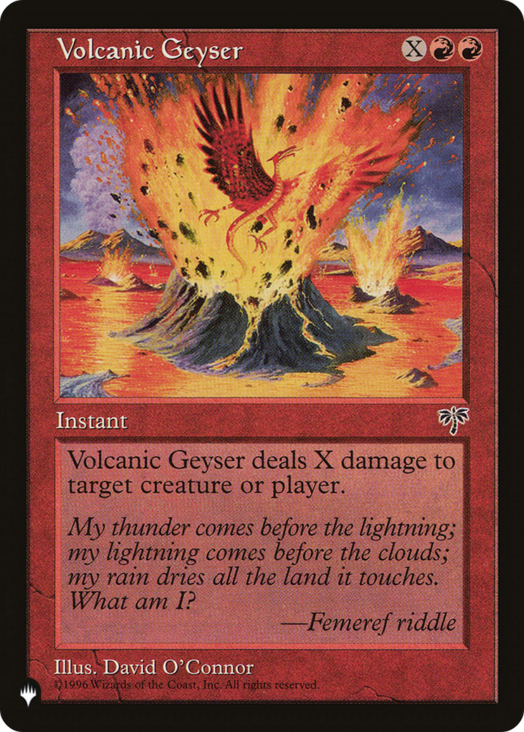 Volcanic Geyser Card Image