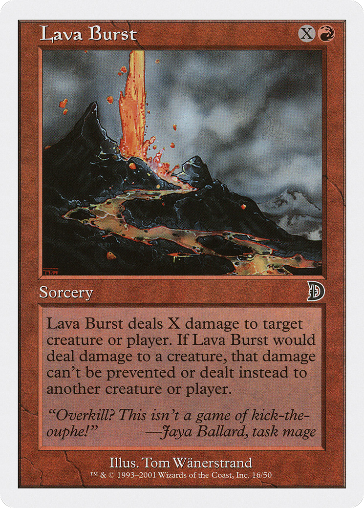 Lava Burst Card Image