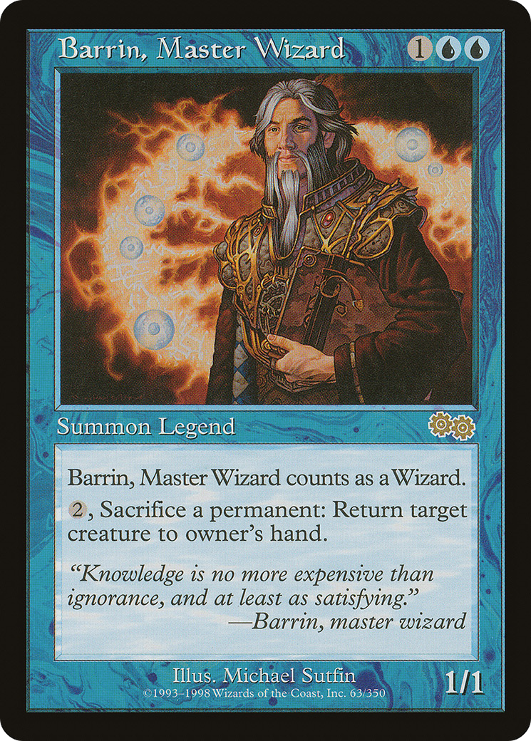 Barrin, Master Wizard Card Image