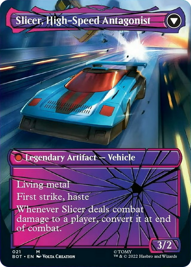 Slicer, Hired Muscle // Slicer, High-Speed Antagonist Card Image