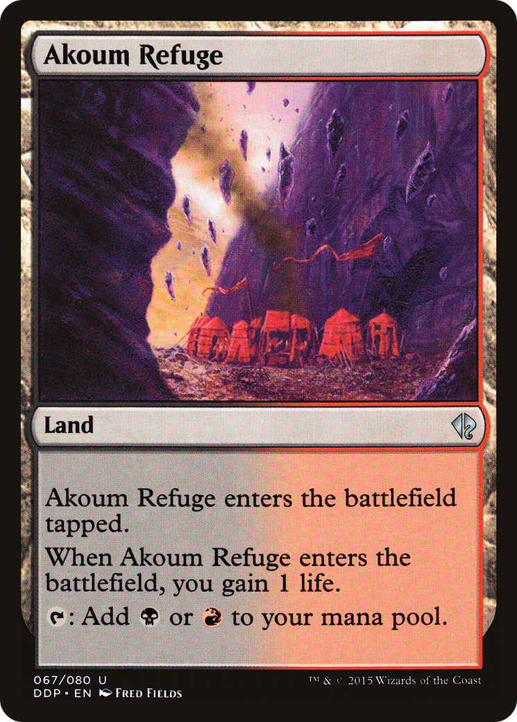 Akoum Refuge Card Image