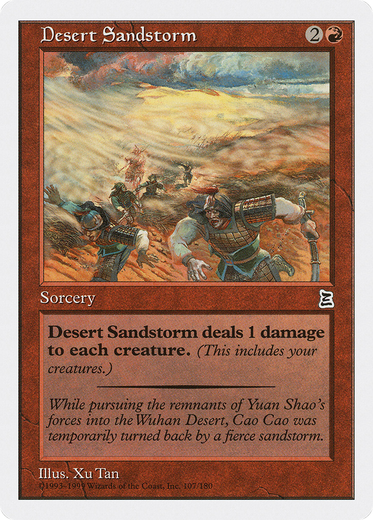 Desert Sandstorm Card Image