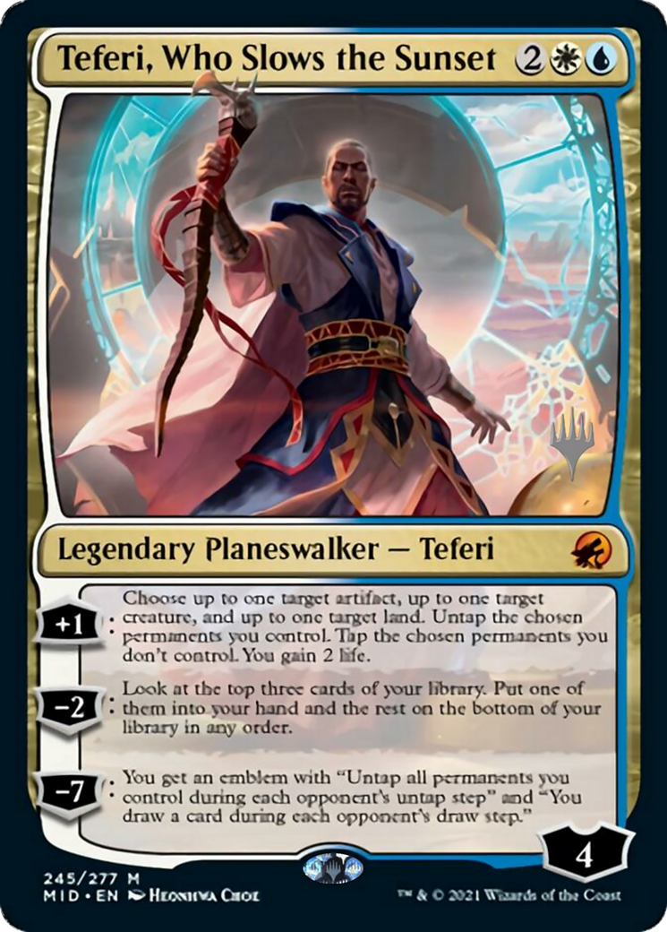 Teferi, Who Slows the Sunset Card Image