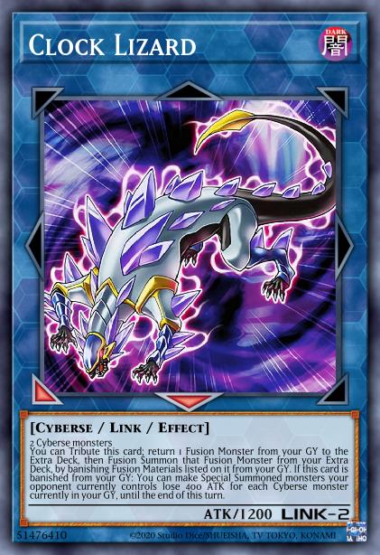 Clock Lizard Card Image