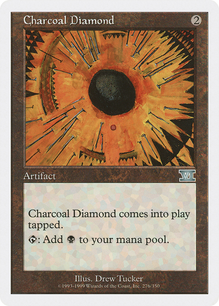 Charcoal Diamond Card Image