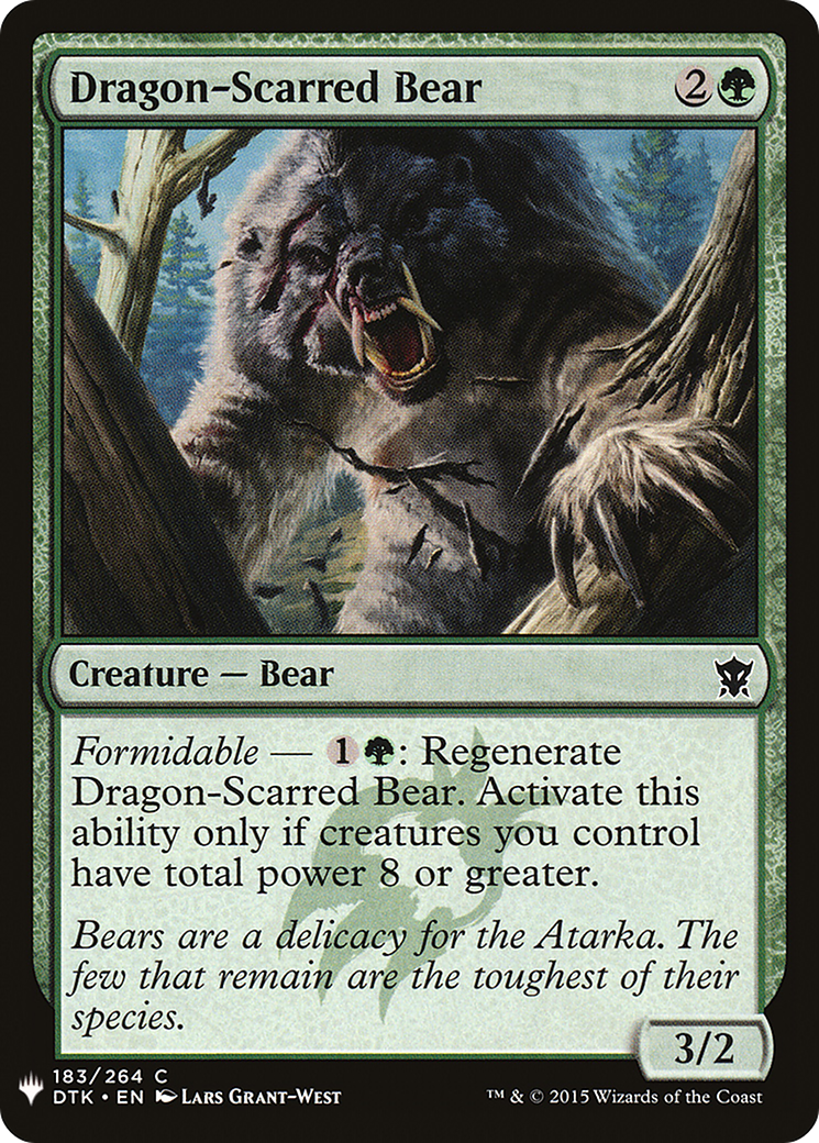 Dragon-Scarred Bear Card Image
