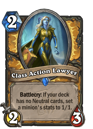 Class Action Lawyer Card Image