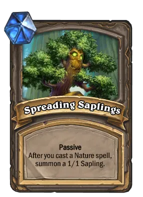 Spreading Saplings Card Image