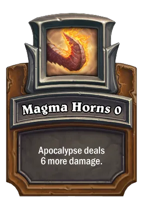 Magma Horns {0} Card Image