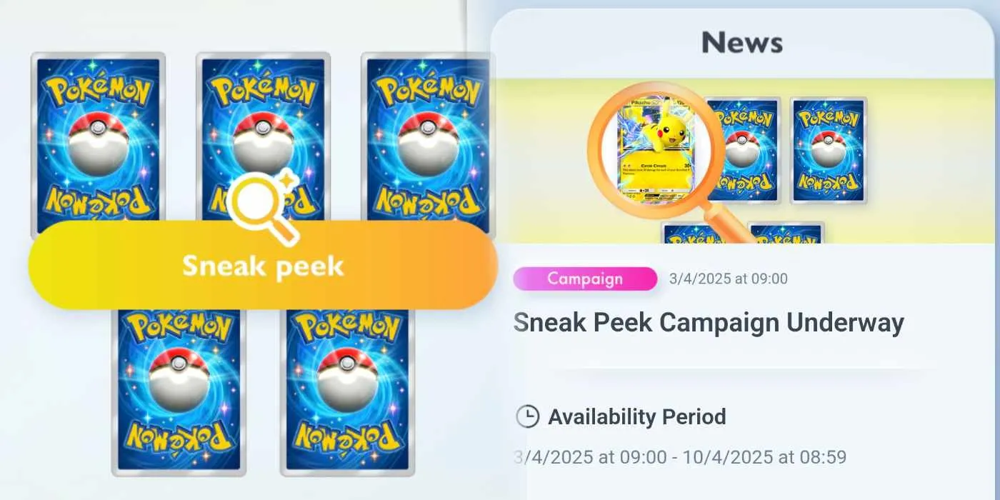 New Pokémon TCG Pocket Event Lets You Take a Look at One Card When You Wonder Pick