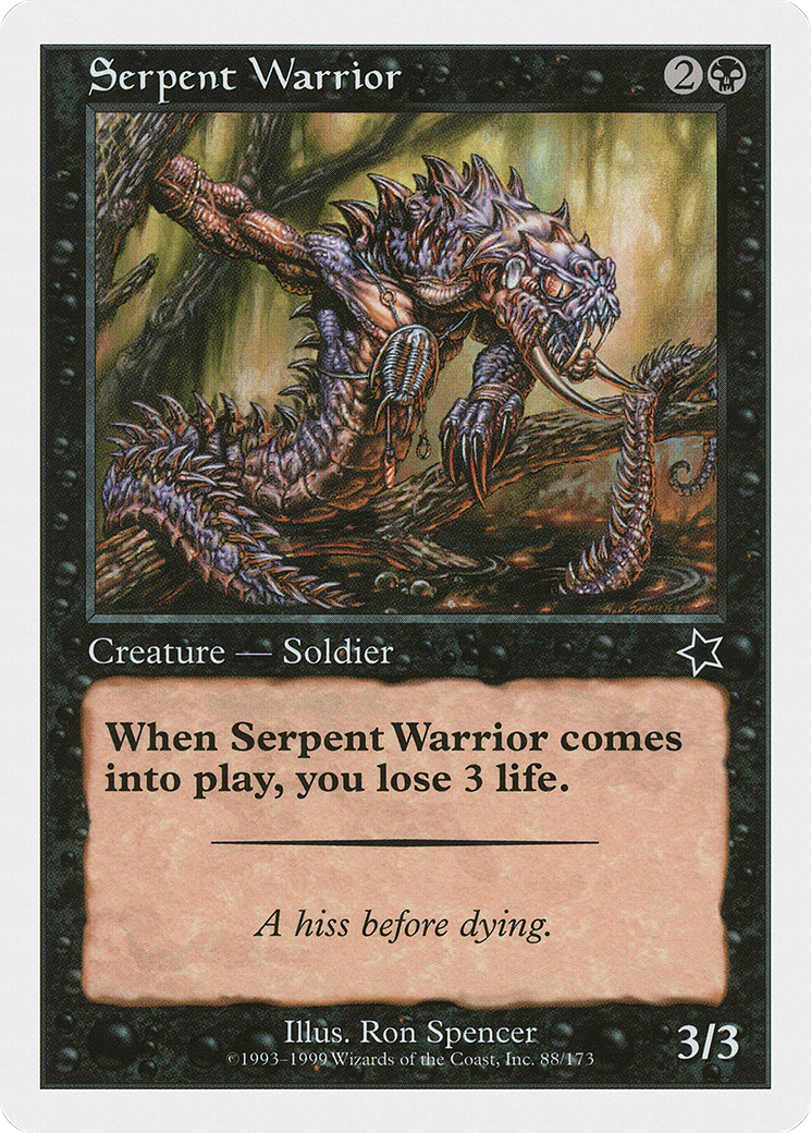 Serpent Warrior Card Image