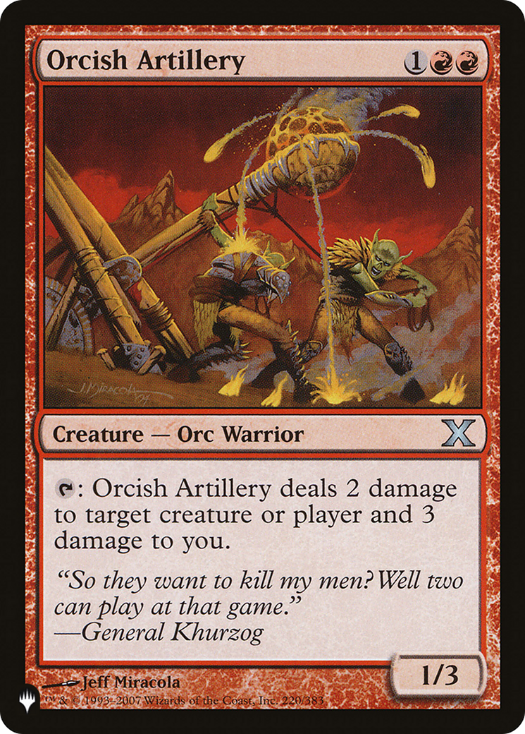 Orcish Artillery Card Image