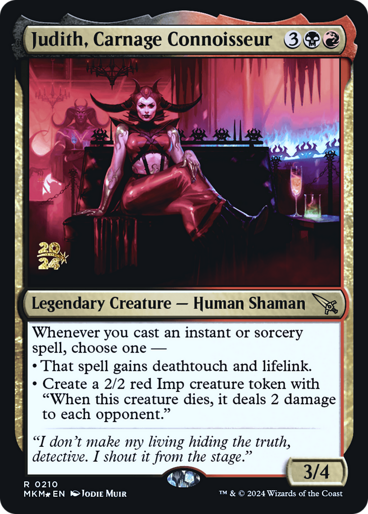 Judith, Carnage Connoisseur Card Image