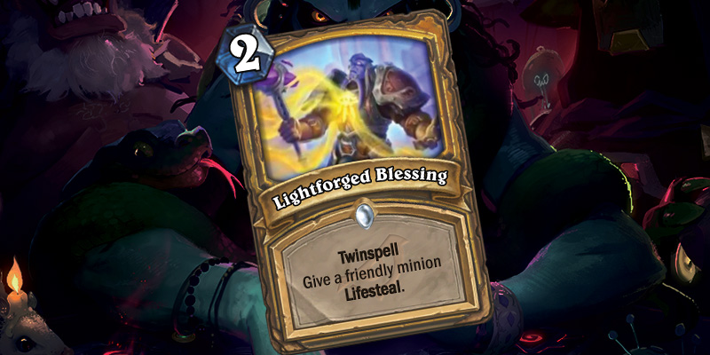 New Paladin Card - Lightforged Blessing