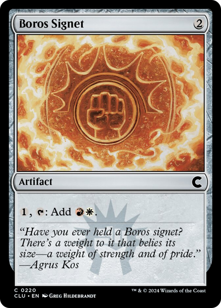 Boros Signet Card Image