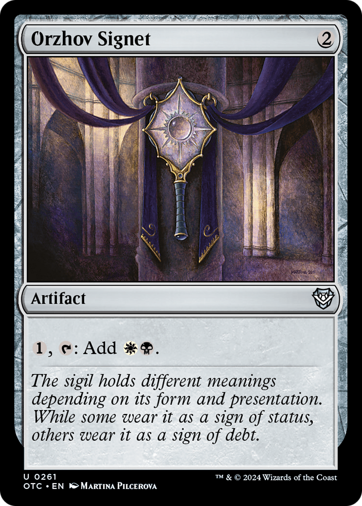 Orzhov Signet Card Image