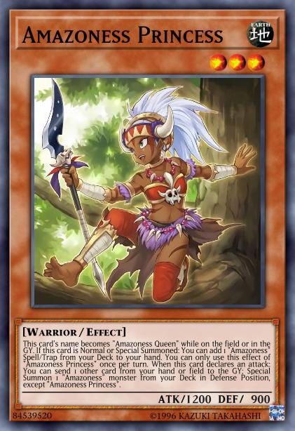 Amazoness Princess Card Image