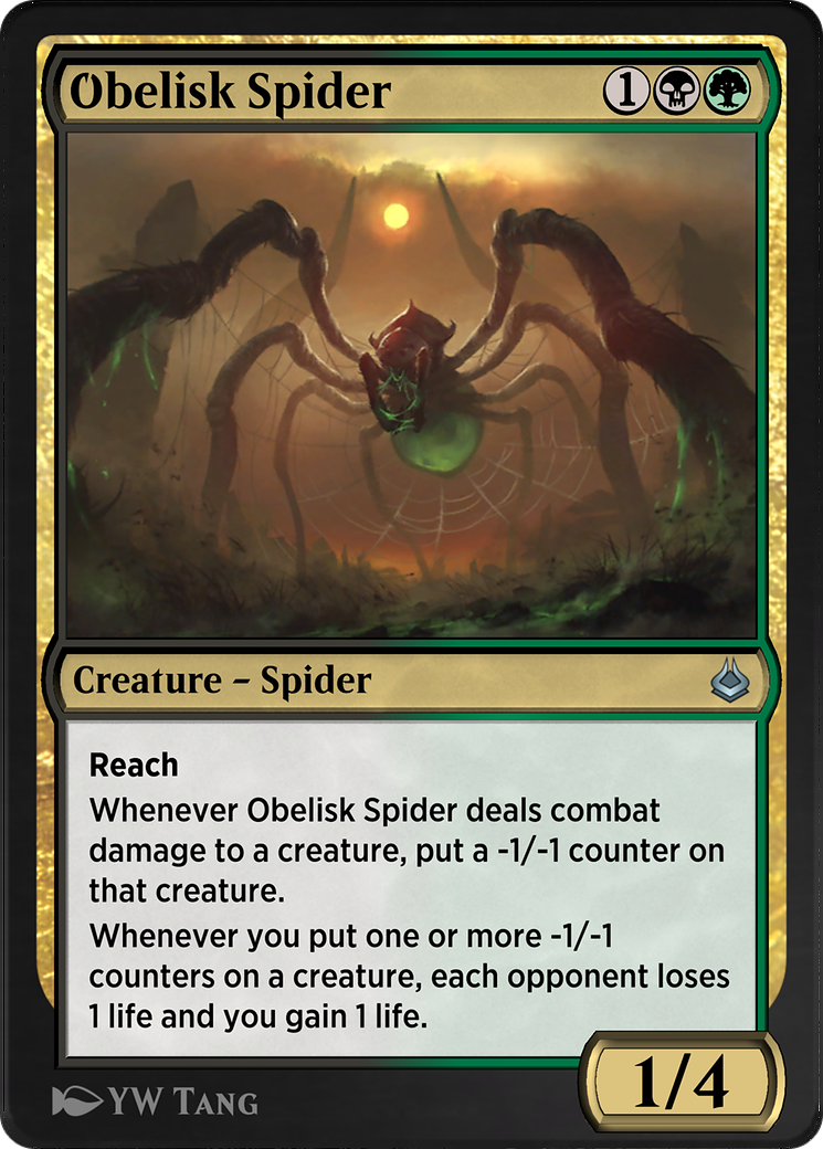 Obelisk Spider Card Image