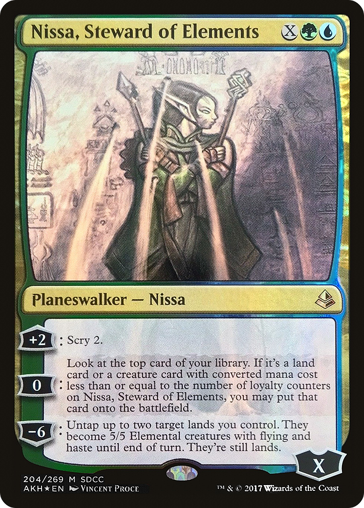 Nissa, Steward of Elements Card Image