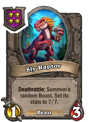 Sly Raptor Card Image