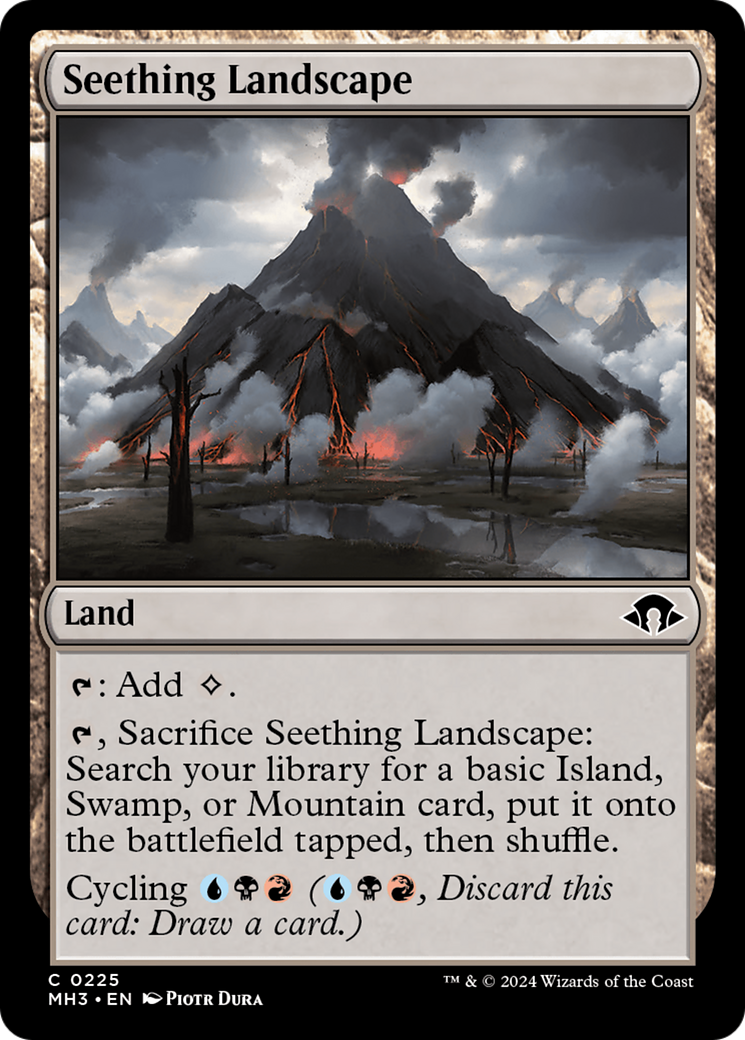 Seething Landscape Card Image