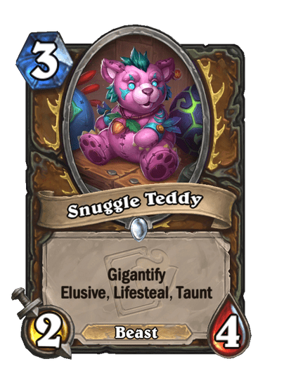 Snuggle Teddy Card Image