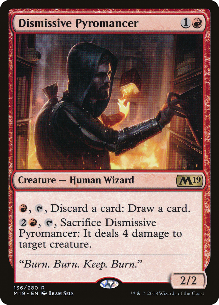Dismissive Pyromancer Card Image