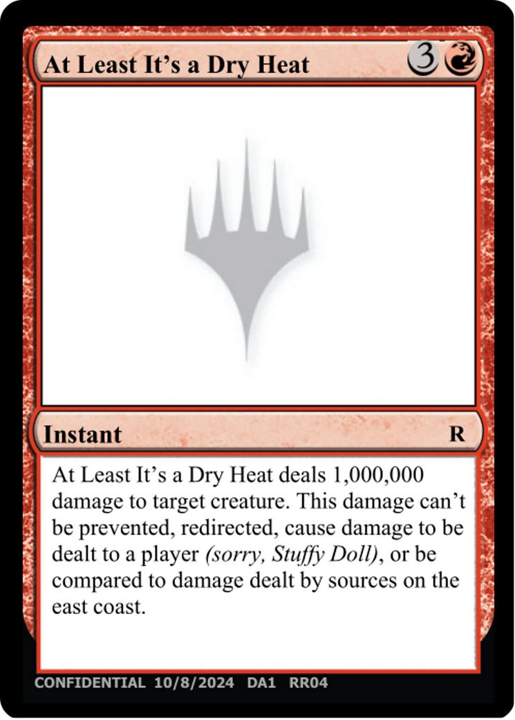 At Least It's a Dry Heat Card Image