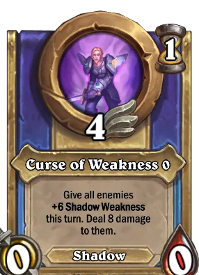 Curse of Weakness {0} Card Image