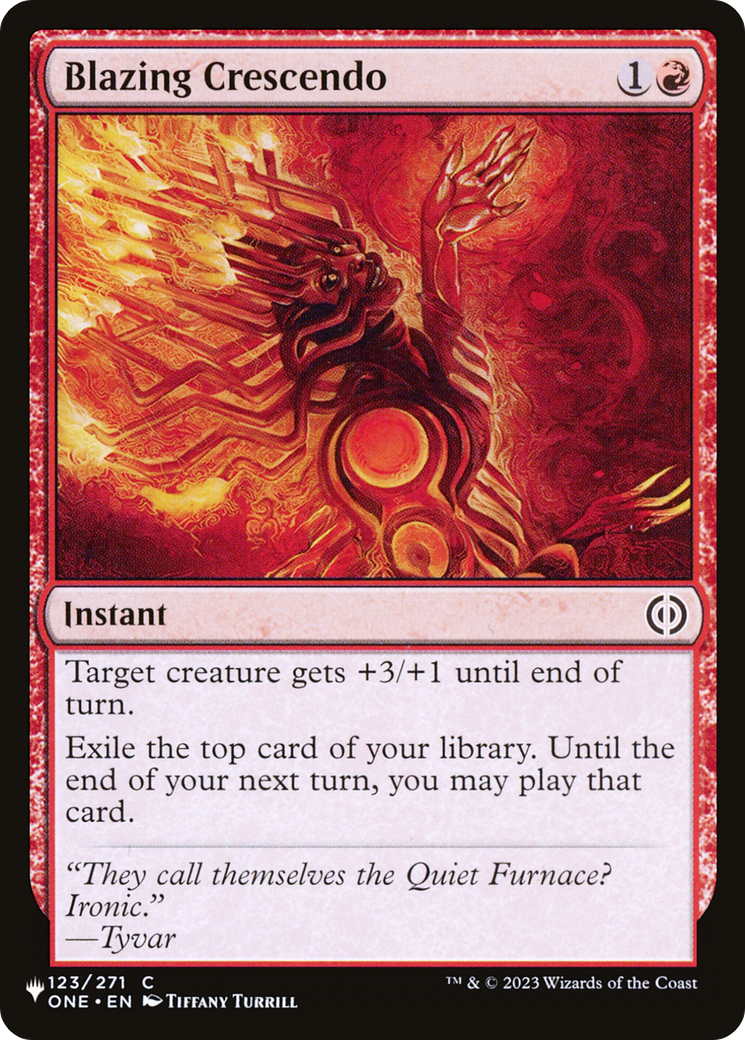 Blazing Crescendo Card Image