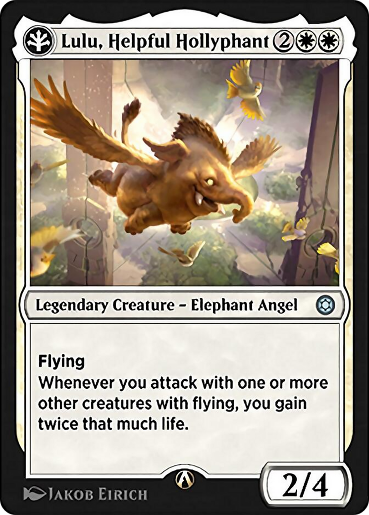 Lulu, Helpful Hollyphant Card Image