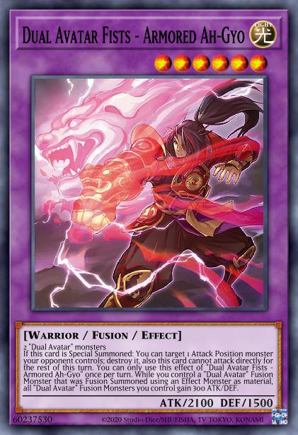 Dual Avatar Fists - Armored Ah-Gyo Card Image