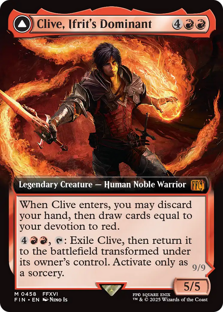 Clive, Ifrit's Dominant // Ifrit, Warden of Inferno Card Image