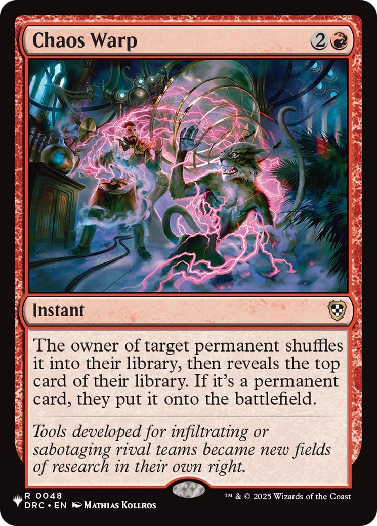 Chaos Warp Card Image