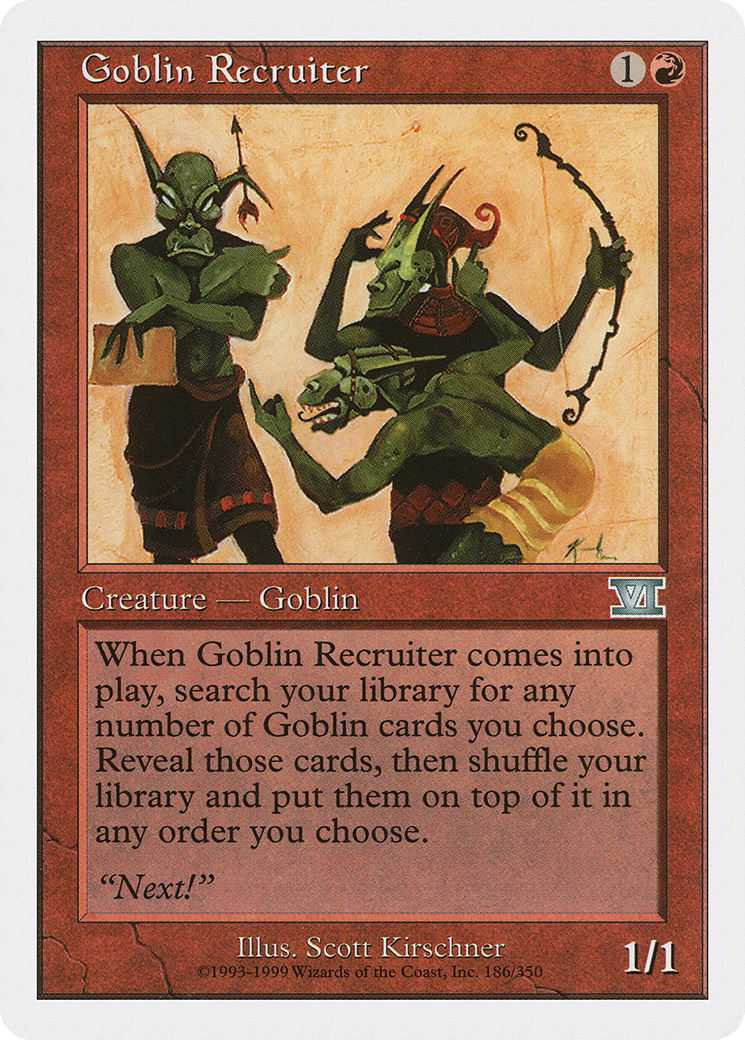 Goblin Recruiter Card Image