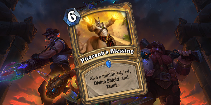 Uldum Paladin Card Reveal - Pharaoh's Blessing