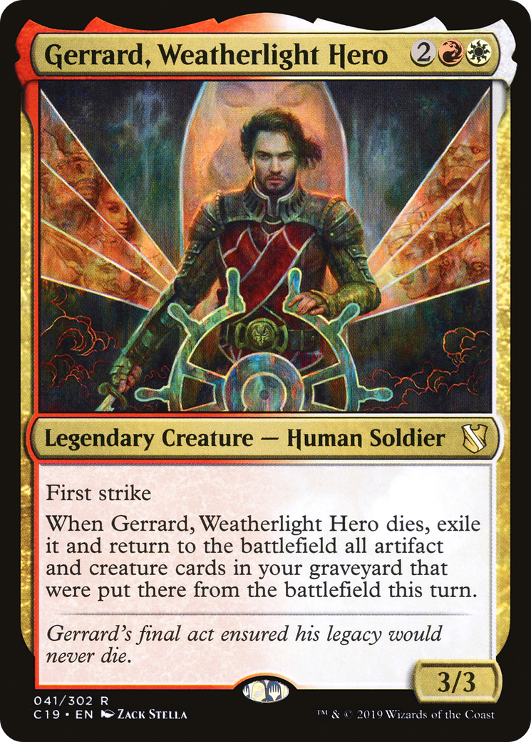 Gerrard, Weatherlight Hero Card Image