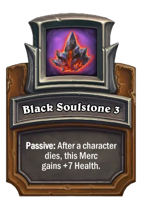 Black Soulstone 3 Card Image